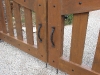 Timber Gate w/ Iron Handles