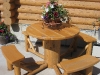 38\" Round Picnic Table